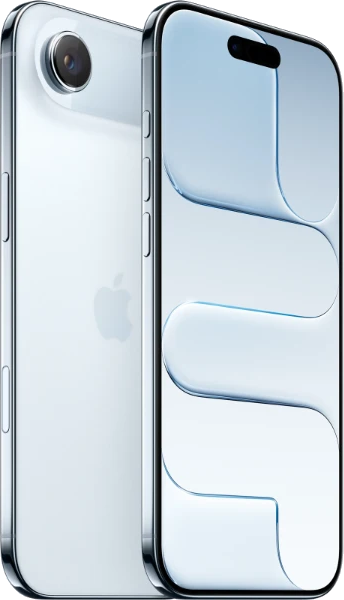 iPhone Air na cor Azul-céu