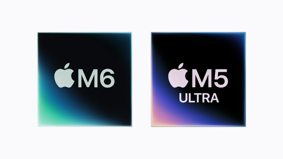 Apple apresenta o M6 e o M5 Ultra, um grande salto em desempenho e computação para IA