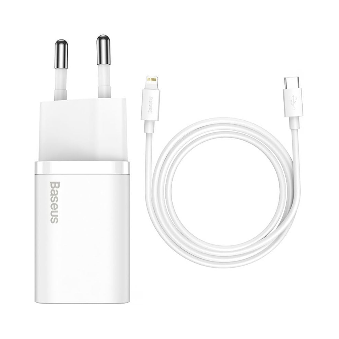 Baseus Carregador Tipo-C 20W Turbo + Cabo